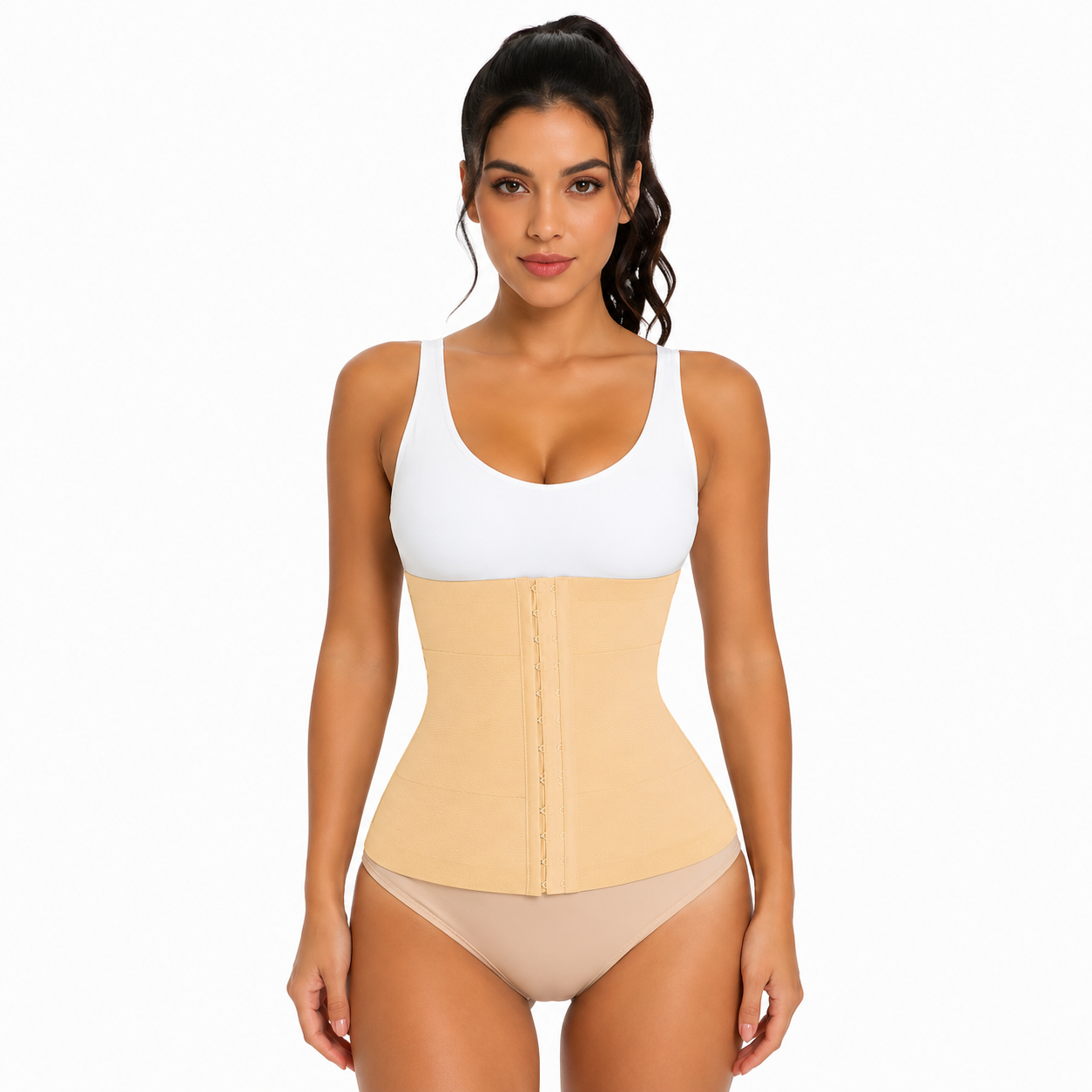Ceinture Gainante Taille Haute - Abricot